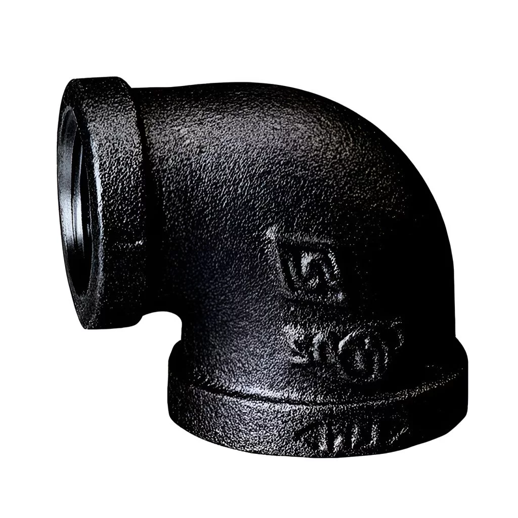 codo reductor x 90° fierro negro rosc.