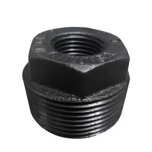 red. bushing fierro negro rosc.