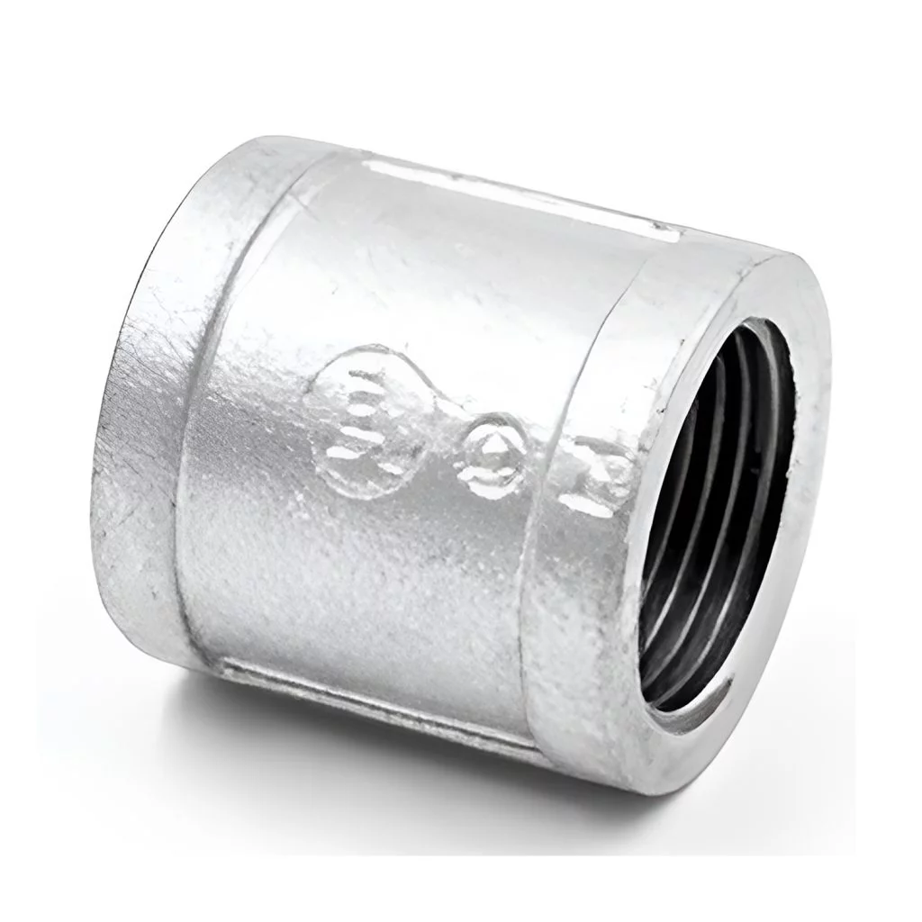 union simple fierro galvanizado rosc.