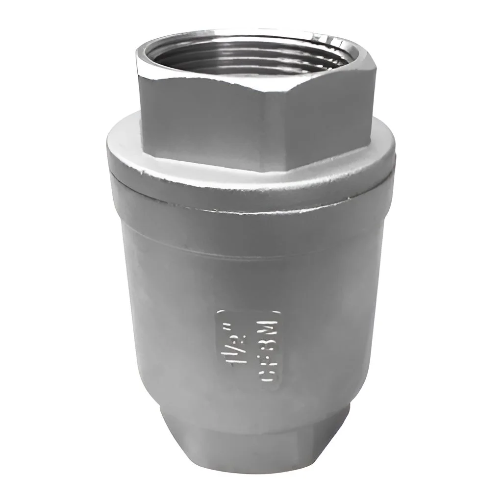 valv. check vertical rosc. acero inoxidable sun