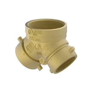 valv. siamesa t/ pared bronce rosc. ul/fm giacomini