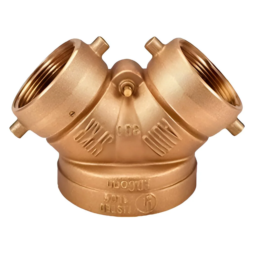 valv. siamesa t/ pared bronce rosc. ul/fm huacheng